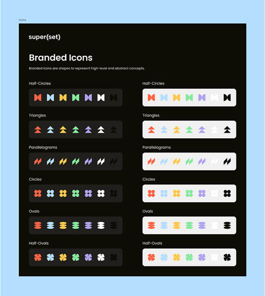 New custom branded icons for general use